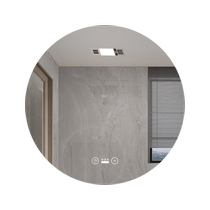 Radar human body induction round mirror bathroom l bathroom mirror wall-mounted toilet round mirror wall-mounted smart mirror
