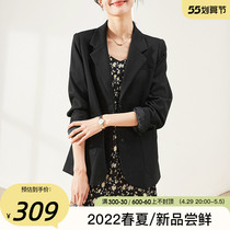 Sofiel suit jacket woman 2022 spring new Korean version loose leisure Inn wind small western suit woman blouse