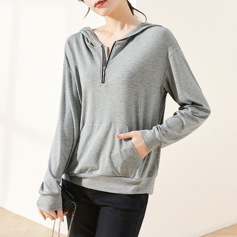 Sophie Silersweater Lady Even Hat 2022 Spring Dress New Loose Fashion Foreign Pie Hooded Jacket Woman