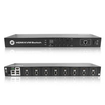 Kweiqi 8-port automatic HDMI KVM switch 8 cuts 1 USBKVM 8 in 1 out monitoring scheduled switching