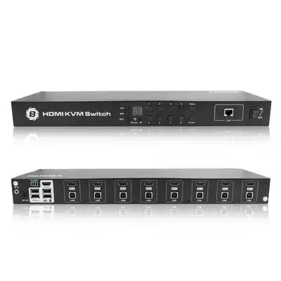 Keweiqi 8-port automatic HDMI KVM switch 8 cut 1 USBKVM 8 in 1 out monitoring timing switching