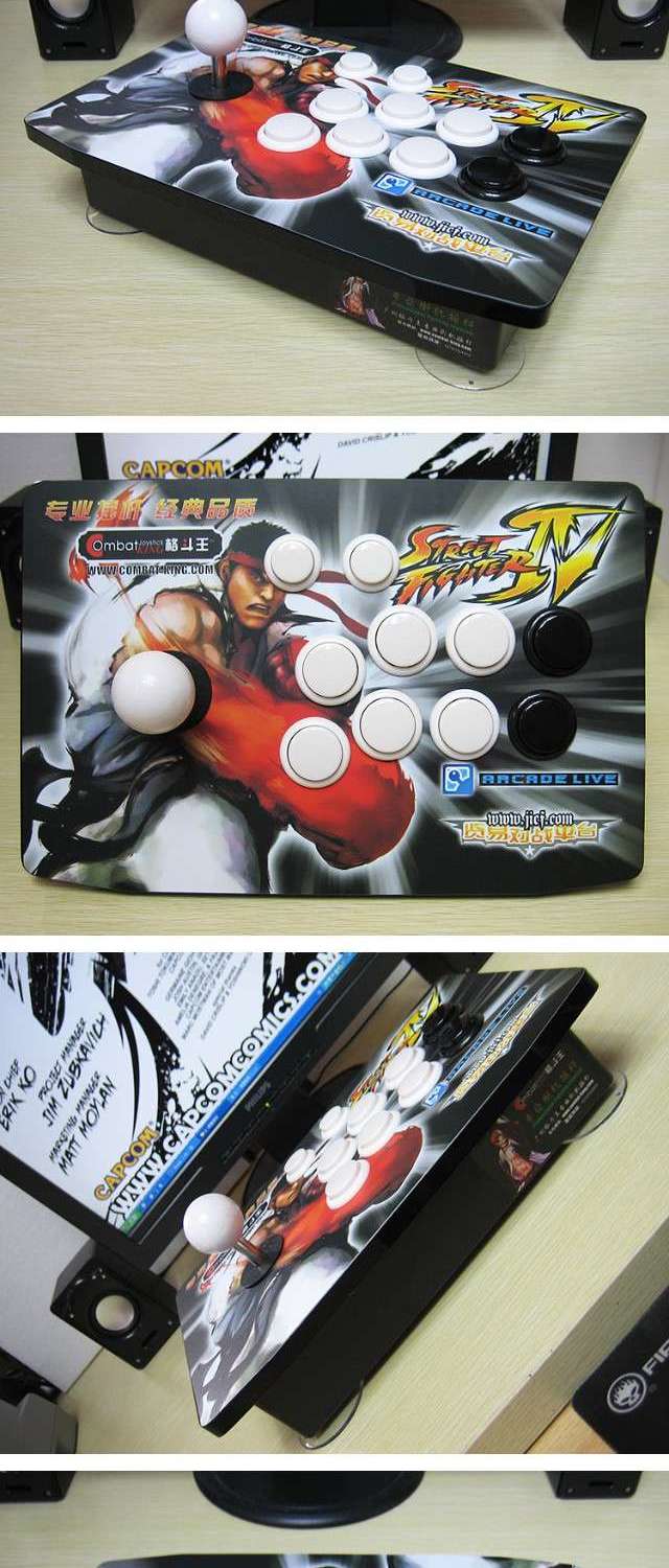 Rocker Arcade Rocker Game Điều khiển Street Fighter 4 Rocker Máy tính chiến đấu Rocker USB Không chậm trễ - Cần điều khiển tay cầm chơi pubg