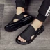 Giày sandal nam 2020 xu hướng đơn giản mới dệt dép nam đế dày đế mềm đi biển bình thường - Sandal