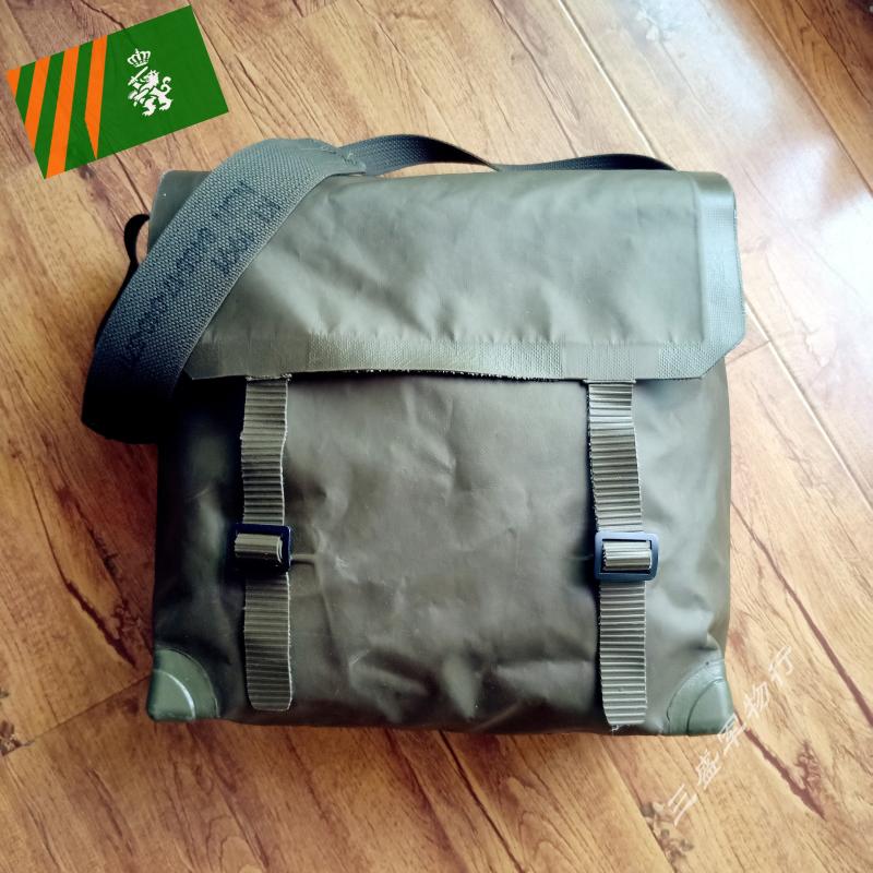 Imported Dutch publicly published original early grey green bag bag outdoor commuter shoulder bag non-Swiss pepper salt