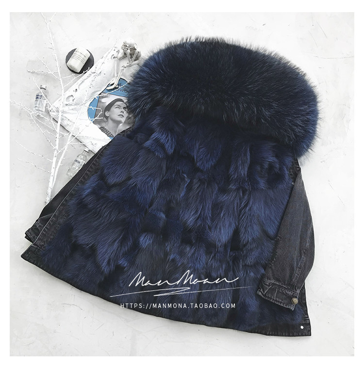 Manteau de fourrure femme MANMONA - Ref 3174090 Image 132