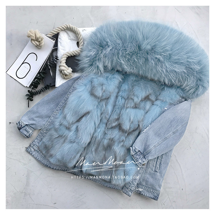 Manteau de fourrure femme MANMONA - Ref 3174090 Image 137