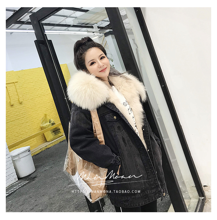 Manteau de fourrure femme MANMONA - Ref 3174090 Image 50