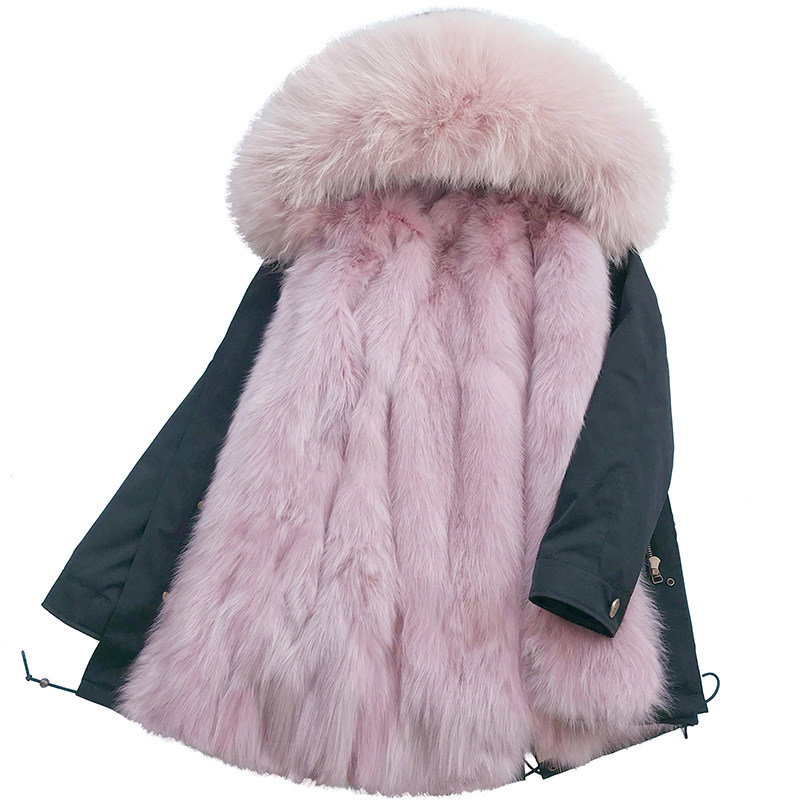 Manteau de fourrure femme MANMONA - Ref 3171538 Image 5