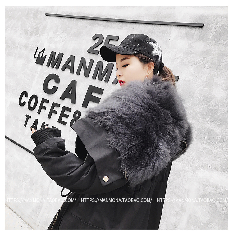 Manteau de fourrure femme MANMONA - Ref 3171469 Image 80