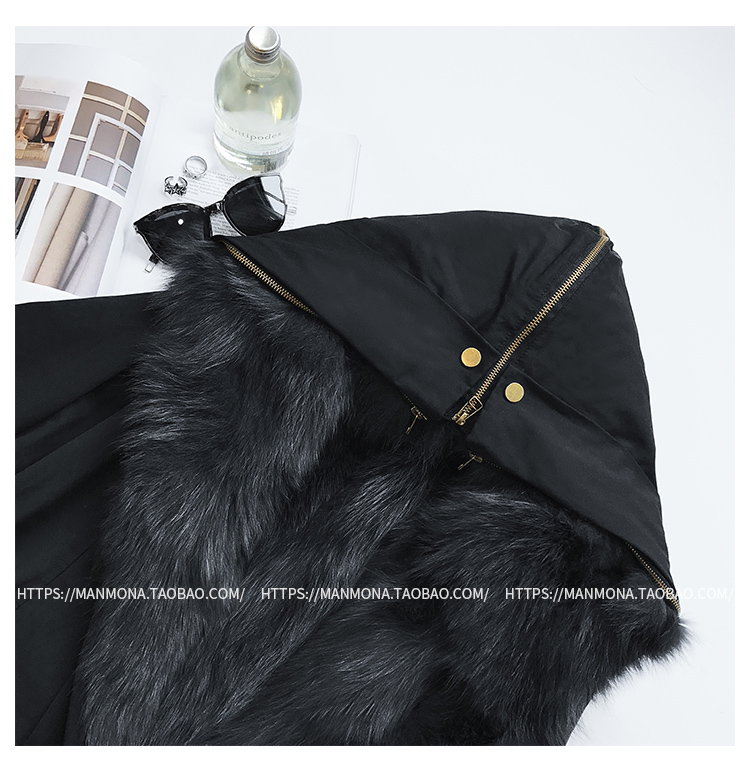 Manteau de fourrure femme MANMONA - Ref 3171469 Image 87