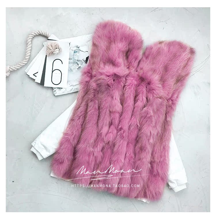 Manteau de fourrure femme MANMONA - Ref 3171469 Image 131