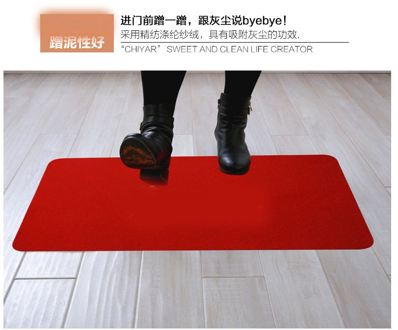 Foyer thảm cửa thảm thảm vào cửa trước cửa tùy chỉnh có thể cắt thảm cửa để bắt đầu hấp thụ nước nhà thảm xốp xpe
