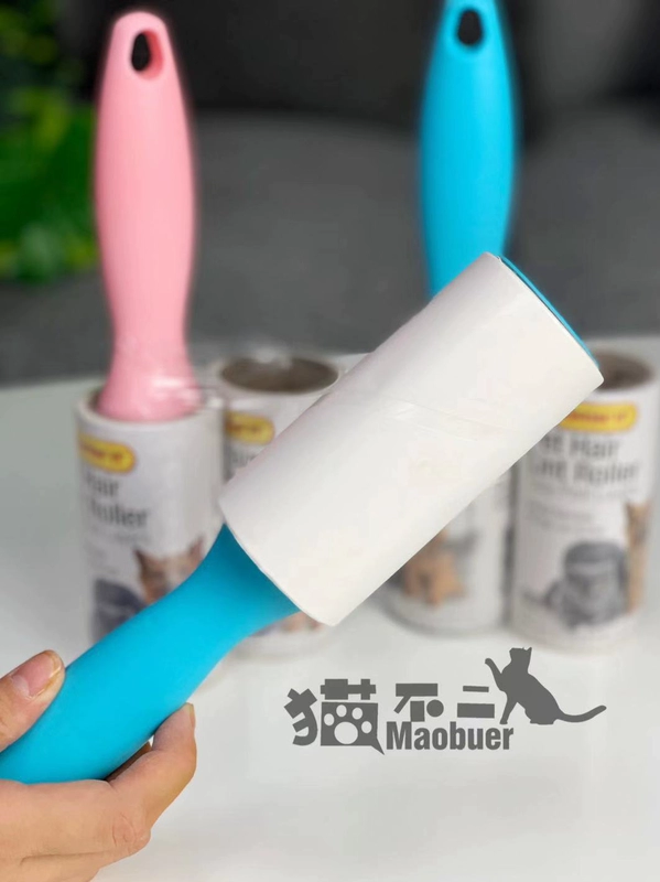 Meow Fuck Roller Brush Dust Brush Dính / Viscous / Roller Loại bỏ lông mèo trên quần áo - Mèo / Chó Đồ chơi