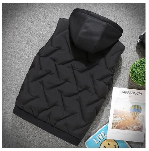 Mùa thu và mùa đông cổng gió vest nam ấm áp cotton vest nam dày vest thanh niên vest cỡ lớn các kiểu áo ghi lê nam