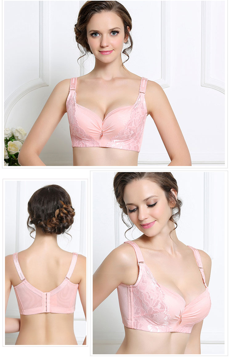 Mã bên cực lớn nhận được phó cốc sữa đầy đủ tập hợp đồ lót cộng với số béo làm đẹp năm ngực trở lại áo ngực mỏng 85C90D95E áo ngực học sinh