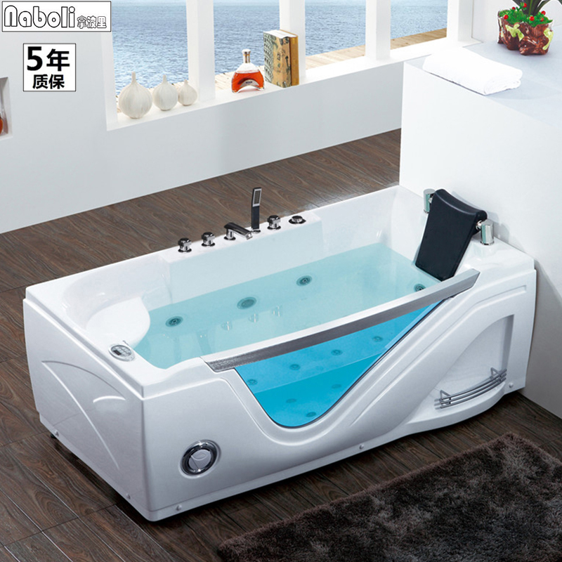 Rectangular Left Right Skirt Type Acrylic Surf Massage Large Bathtub 1 8 m Thermostatic Bath Tub Take Pori 5189