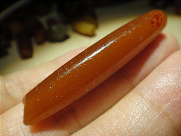 Сувенир 清代老缠丝八棱老玛瑙勒子管珠鼓腰多宝配珠佛珠手串配饰散珠028