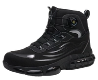 266 черный высокий верх, противоударный и противоударный, нижняя часть на воздушной подушке TUP