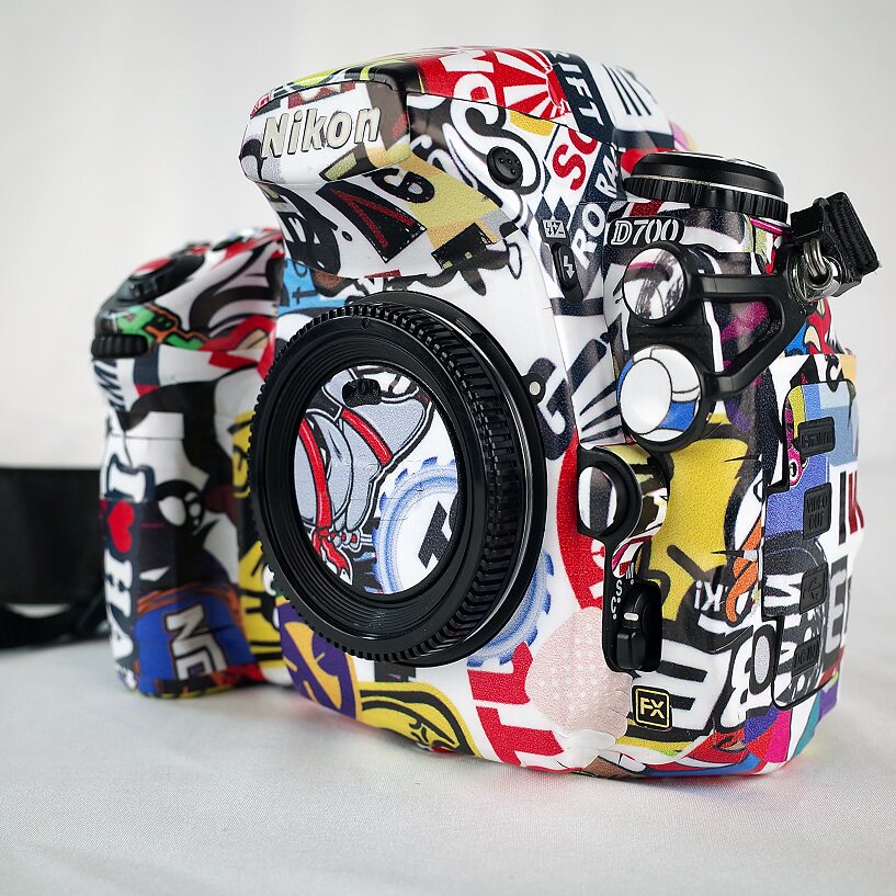 Camera Cling Film Suitable for Nikon D700 Anti-collision strips Series Beauty Sticker Carbon Fiber Cartoon Customizable 