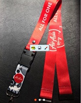 AirAsia AirAsia Air Flight Attendant Crew Pilots Lanyard