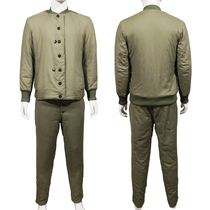 New Inventory Type 87 Temperature Zone Cotton Pants Outdoor Winter Senior Cold Insulated Button Military Green Simple