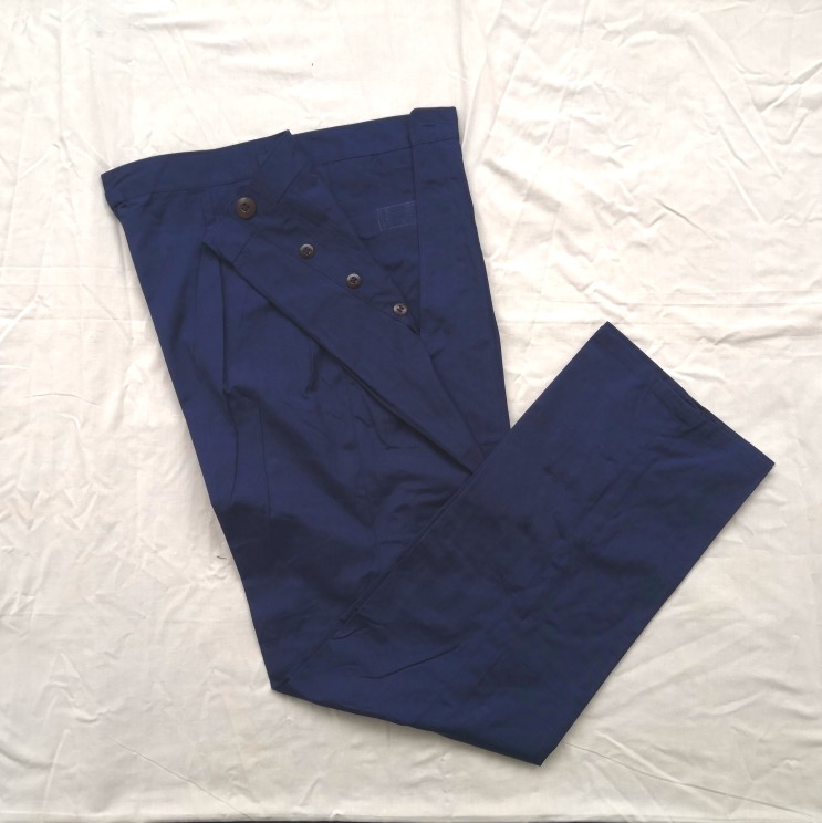 New stock 87 polyester sure good sea blue summer pants slim fit men Pants Summer Straight Silo Type Long Pants Work Pants Outdoor