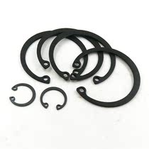 GB893 hole with blocking ring inner card snap spring C type blocking ring elastic blocking ring card ring manganese shaft with blocking ring gourd Outer card