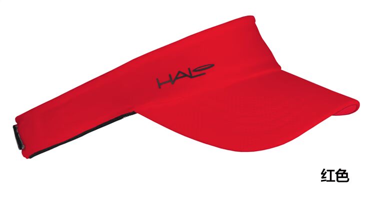 HALO tích hợp điều chỉnh mũ không đầu mũ visor mũ thể thao chạy mũ mồ hôi - Mũ thể thao mũ lưỡi trai đen