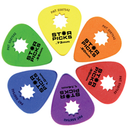 Guaranteed Dunlop Dundu Starpick Starpick Stars Non-slip Guitar Pluck spot