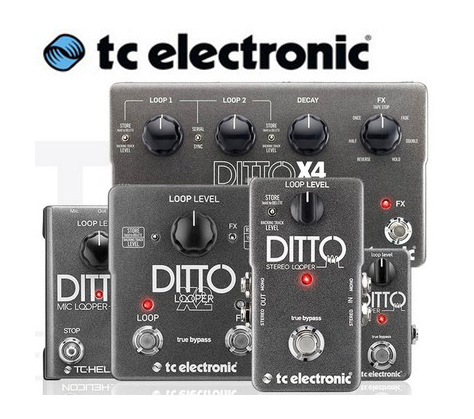 Licensed TC-Helicon Ditto looper X2 X4 Mic stereo loop Effector