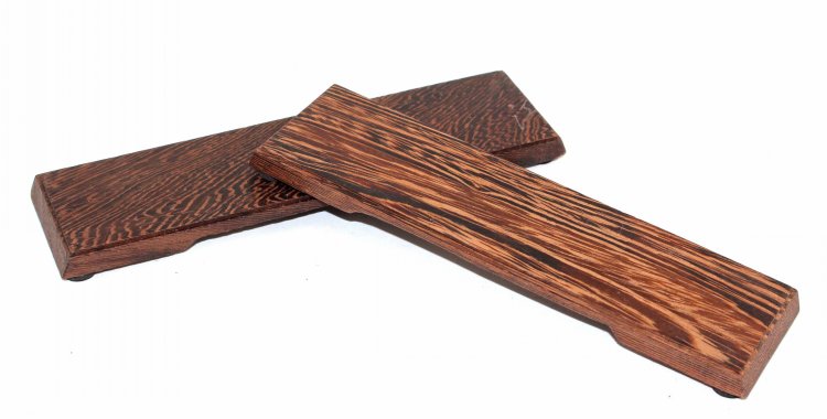 Mahogany cơ sở hình chữ nhật thủ công đồ trang trí cơ sở ghế gỗ cánh gà gỗ ấm trà đặt cơ sở bằng gỗ - Trang trí nội thất phụ kiện trang trí phòng ngủ