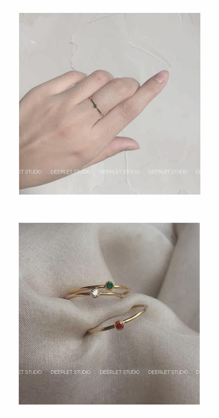 Bague Femme OTHER   en Zircon naturel - Ref 3087435 Image 14