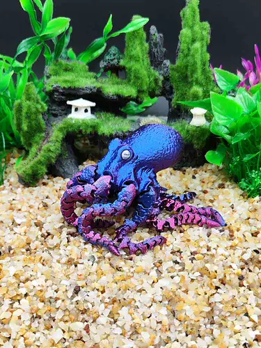 Печать, рыбки, аквариум, фигурка, декор, 3D, подвижный сустав