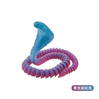 Подвижный глаз змеи (светящийся цвет радуги) 80см