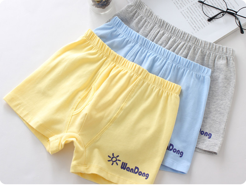 Áo sơ mi nữ thanh niên ba mảnh cotton trung cấp tóm tắt học sinh trung học cơ sở bốn quần short nam góc lớn quan lot dep