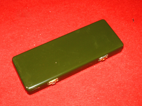 27X10X3 cm with buckle Army Green iron tool box instrument box