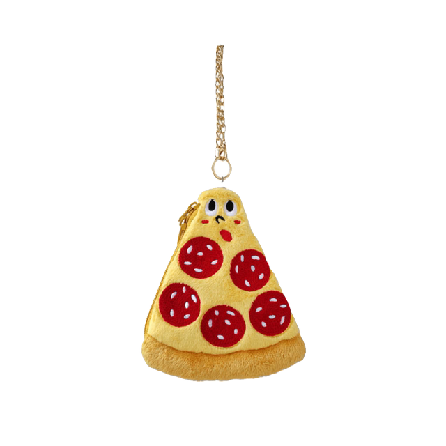 ໃຫມ່ຂອງແທ້ຈິງ GLADEE ງາມ peanut pizza plush ກາຕູນ pendant mini ນັກສຶກສາບັດ coin purse coin purse