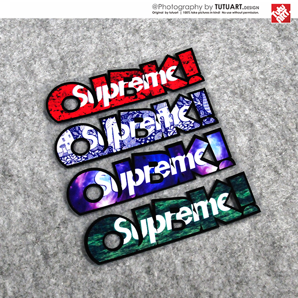 TUTU graphic car sticker OJBK creative personality car sticker Beautio SUP China wind sticker star reflective decker