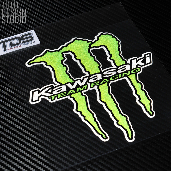 TUTU Map Car Sticker Custom Z1000 Z900 Little Ninja Paw Personality Custom Reflective Patch Sticker Sticker