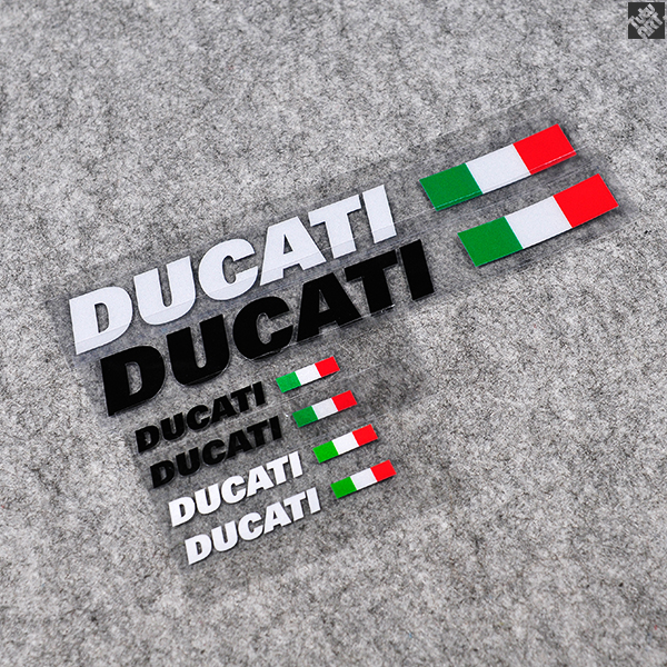 TUTU TUTU car stickers MTS1200 Italian flag car stickers DUCATI fuel tank body decoration reflective stickers