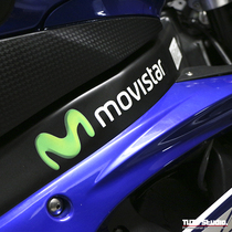 TUTU Car Sticker MOVISTAR YAMAHA Rossi 15 Years Sponsor Sticker Motorcycle Reflecting Sticker