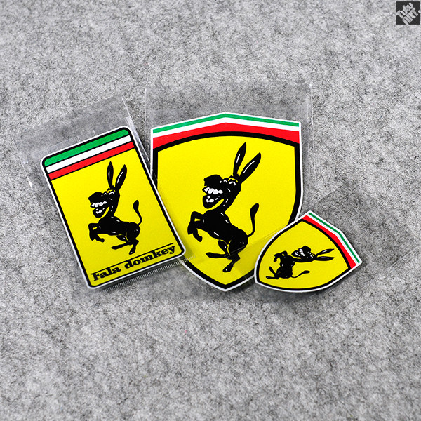 TUTU Tutu Car Sticker Farah Donkey Funny Car Post Retrofit Reflective Patch Paper Leaf plate Hood Personality Applieca