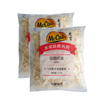 McCann straight fries 1 4 bronze straight fries frozen fine fries Fry fries 2kg * 6 packs 2 packs
