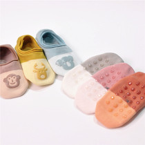 3 Double Summer Baby Non-slip silicone Floor Sox Baby Early Socks Kit Children Playground Indoor Pure Cotton Socks