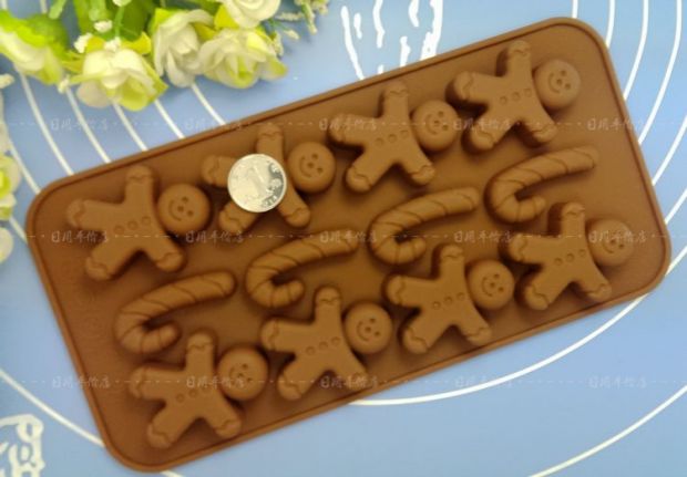 Mèo kitty màu hồng 4 kết nối khuôn silicone KT Katie handmade xà phòng sô cô la pudding thạch phim DIY khuôn silicon hình thú