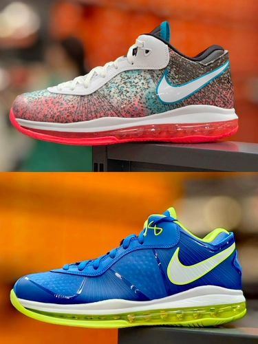 Nike/耐克 Lebron 8 V/2 Low QS Miami Sprite Re -Engrav