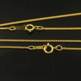 Ожерелье, модная цепочка до ключиц, США, 14 карат, простой и элегантный дизайн