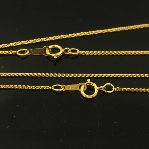 Ожерелье, модная цепочка до ключиц, США, 14 карат, простой и элегантный дизайн