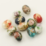 Японские окрашенные бусины, браслет из бисера, ожерелье, ручная роспись, 18mm