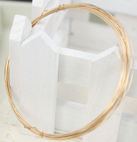 American 14K gold insubjected gold wire gold wire natural crystal winding molding line semi-hard wire DIY connection line accessories